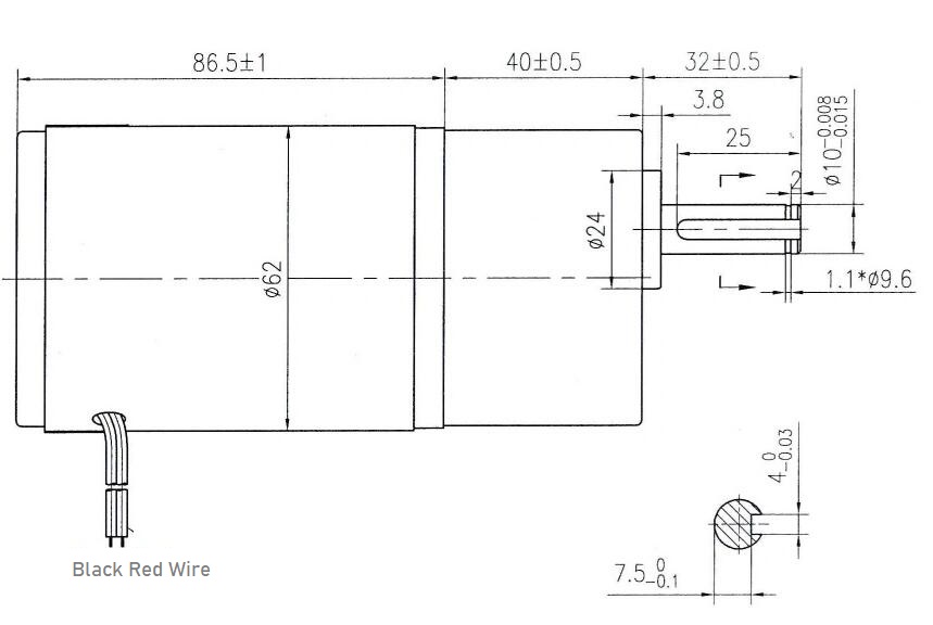Kiddy Ride Car 12V Gear Motor
